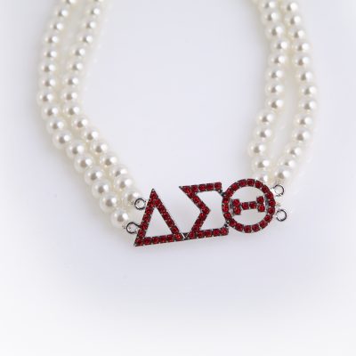 Delta Sigma Theta Two Strand Necklace